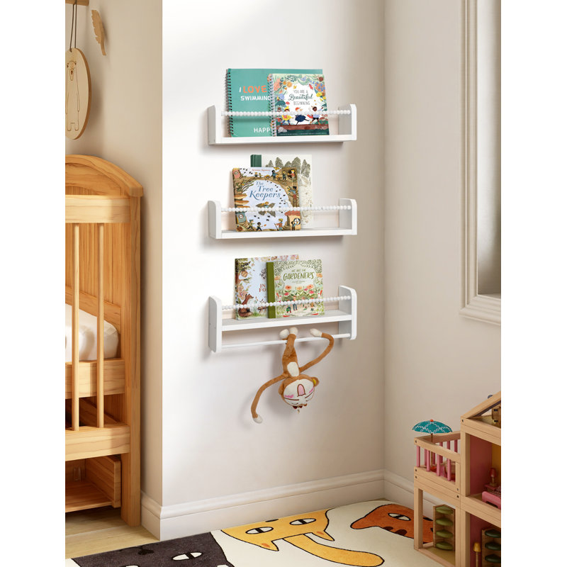3 Piece Wood Floating Shelf