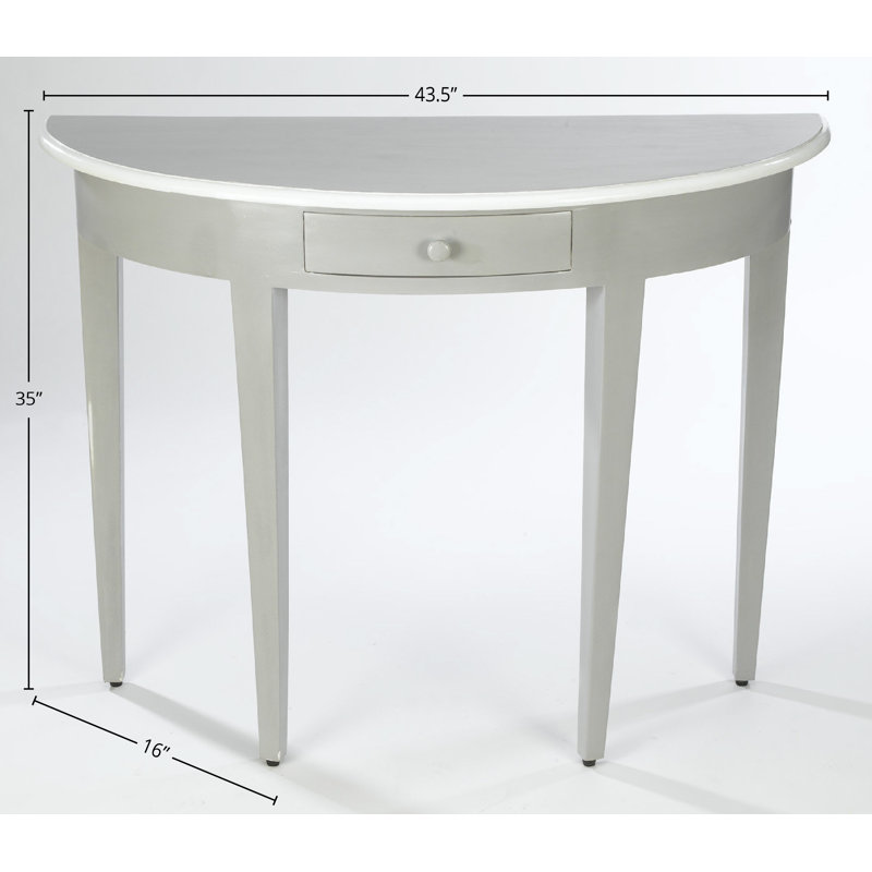 Console 43,5 po Tuers, Gris