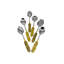 Giguere 6 Piece Stainless Steel Hostess Set