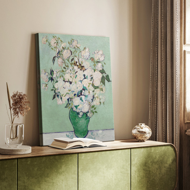 Roses - Cavas enveloppés de galerie, H 18 po x l 12 po