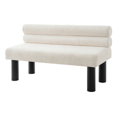 Upholstered Dining Bench With Back