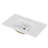 32-Inch White Ceramic Bathroom Sink, Fits 32-Inch Vanity,Pre-Drilled Faucet Hole,Modern Minimalist Design,Durable & Easy To Clean Includes only the sink, does not include the cabinet