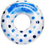 Rae Dunn 48" Ring Float - Indigo Polka Dot Pattern