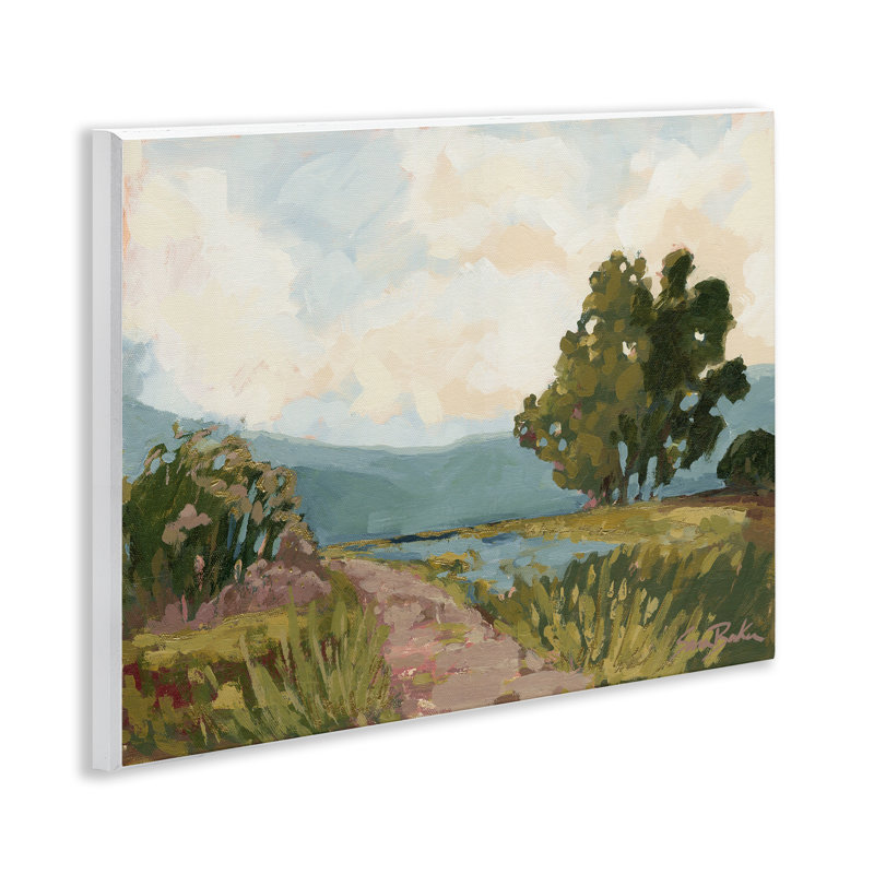 Path to Distant Countryside Wall Plaque, design by Sara Baker