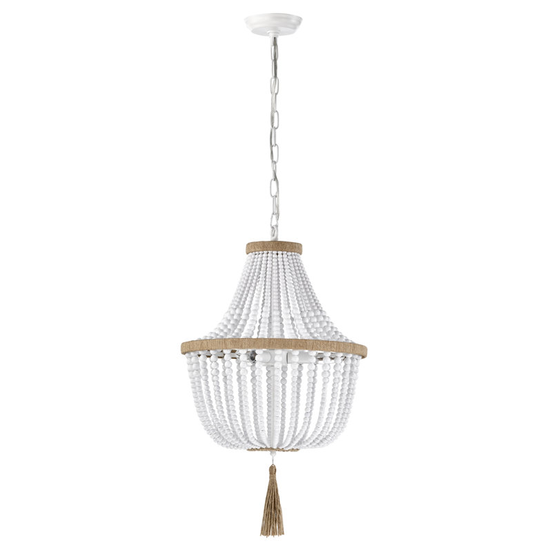 Lustre bohémien 16 pouces avec lumière