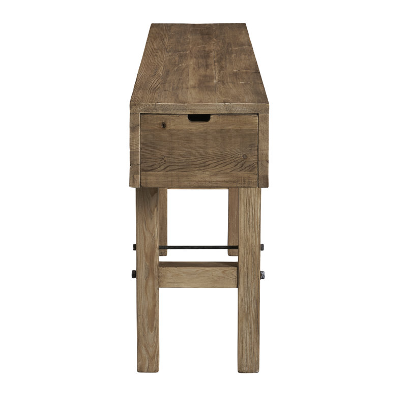 Hidden 84'' W Solid Wood Console Table