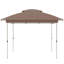 Auvent d'extérieur avec moustiquaire et sac de transport, 12 pi x 12 pi, kaki, hauteur réglable, 137 pieds carrés pour tente de jardin escamotable