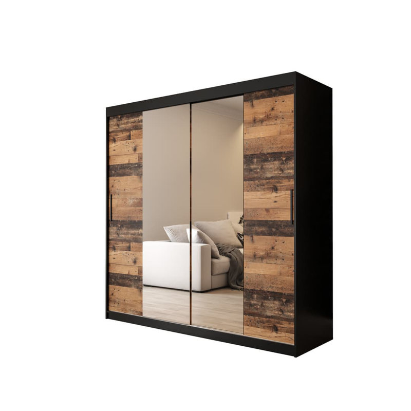 Scholten 2 Door Manufactured Wood Wardrobe