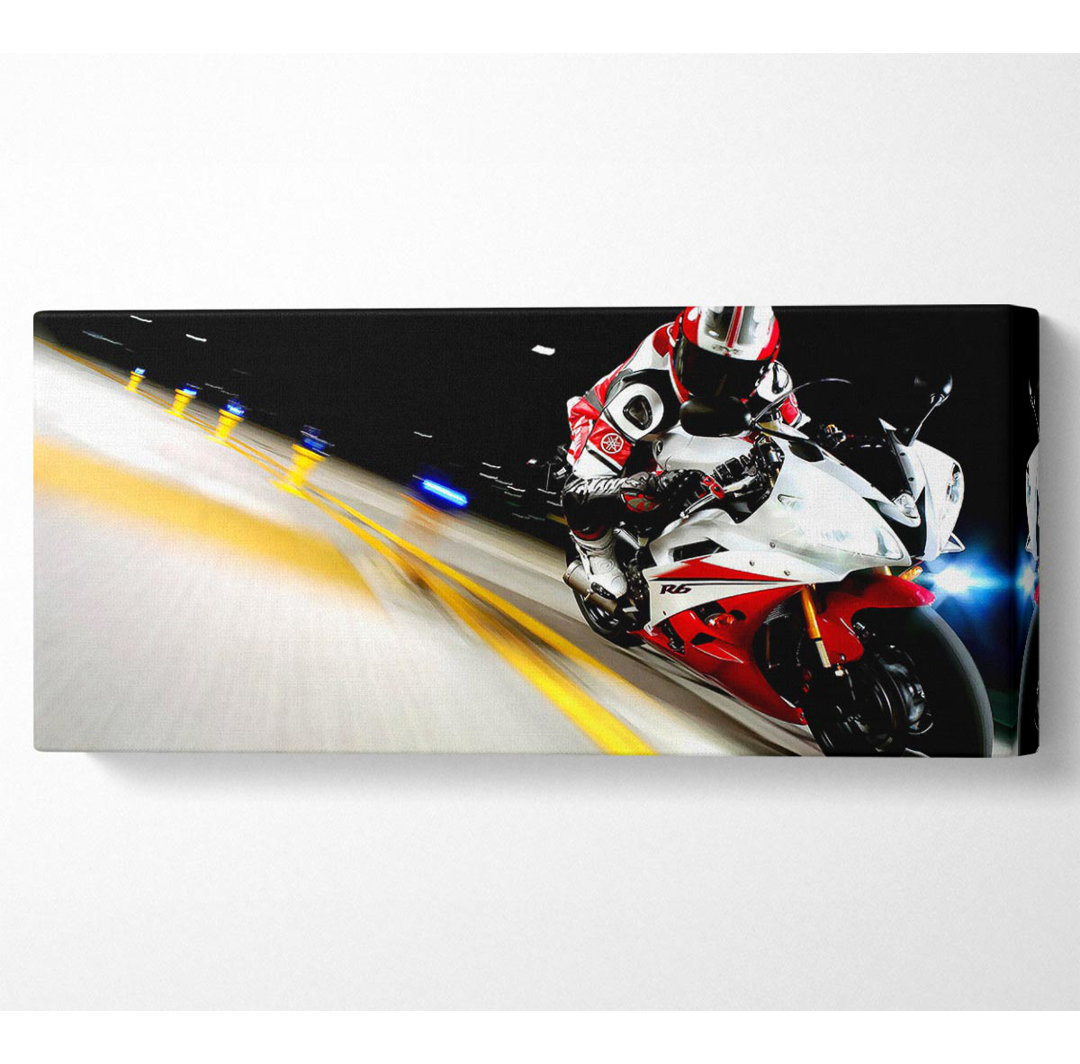 2007 Yamaha Yzfr6 Race - Kunstdrucke auf Leinwand