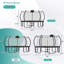 Trampoline 16FT avec panier de basketball pour adultes, trampoline extérieur rond avec filet d'enclos et poteaux courbés et échelle-124086860