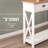 4 Legs End Table With 2 Drawer
