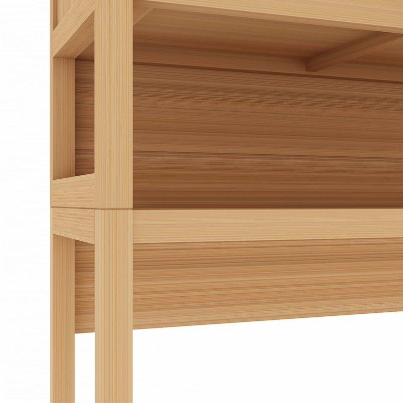 Armoire de rangement au-dessus de la toilette