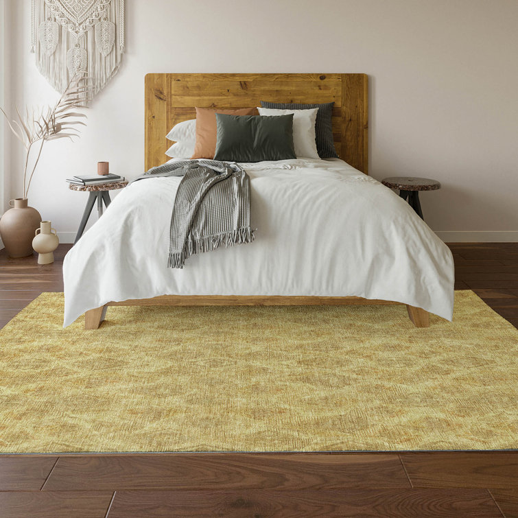 Premium Machine Washable Cerrito Gold Rug