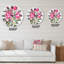 Mauve pivoines - Horloge murale traditionnelle-60280439