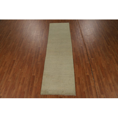 Handmade Gabbeh Oriental Runner Rug 3x9