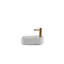Lavabo de comptoir rectangulaire en céramique certifié CUPC