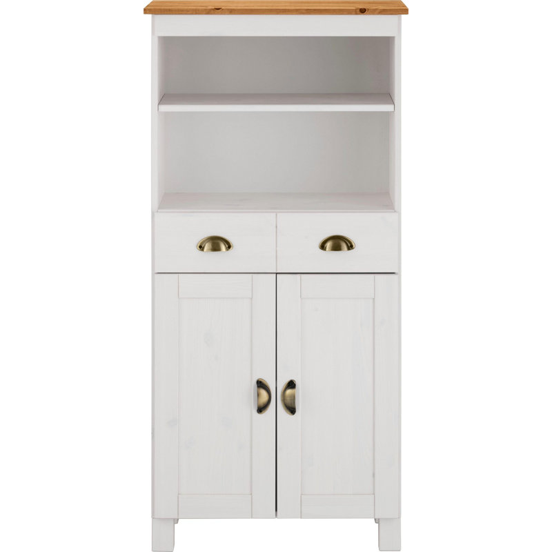 Hostim Solid Wood Freestanding Bathroom Cabinet