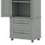 Armoire de rangement haute avec deux tiroirs-113855073