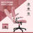 High Back Vibration Massage Office Chair with 6 Vibration Points, Heated Reclining with Remote-306155332-318800399
