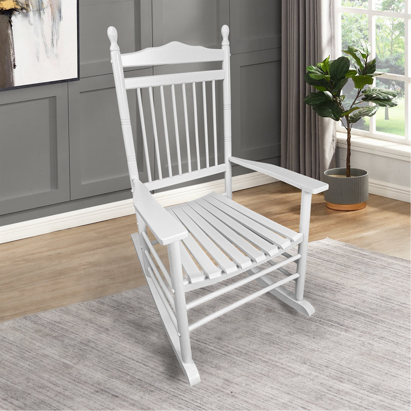 Chaise berçante balcon pour adulte - blanc