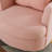 32"W Slipcovered Upholstered Swivel Barrel Chair-1912470079