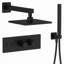 LineaBox Horizontal Square Shower System with 2-Way Diverter, 8-Inch Rain Shower Head and Wall Mounted Hand Shower, Valve Included-729610146