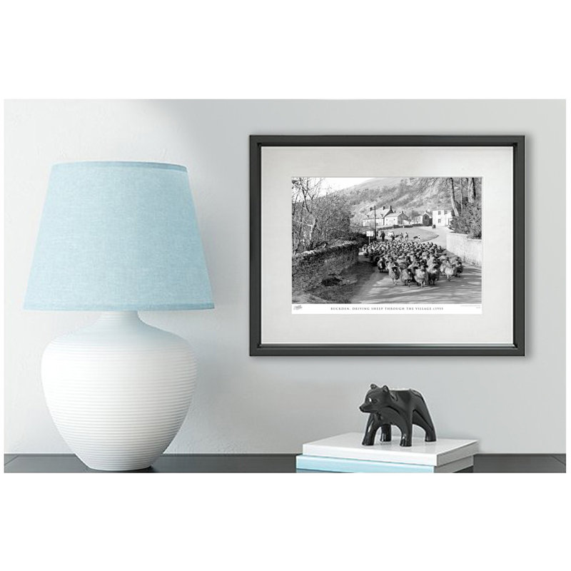 Buckden, Driving Sheep Through The Village C1955 - Single Picture Frame Print, 45cm H x 60cm W x 2.3cm D