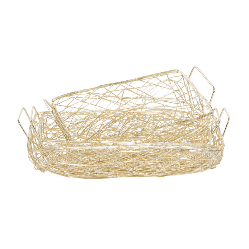 Metal Tray - Set of 3