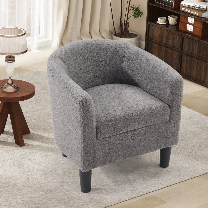 Chaise d'appoint rembourrée 25,2 po Classic Comfort, Gray