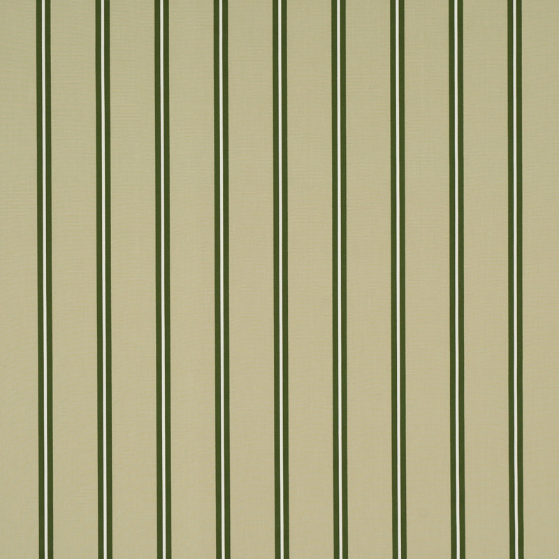 Briony Stripe Fabric, Leaf