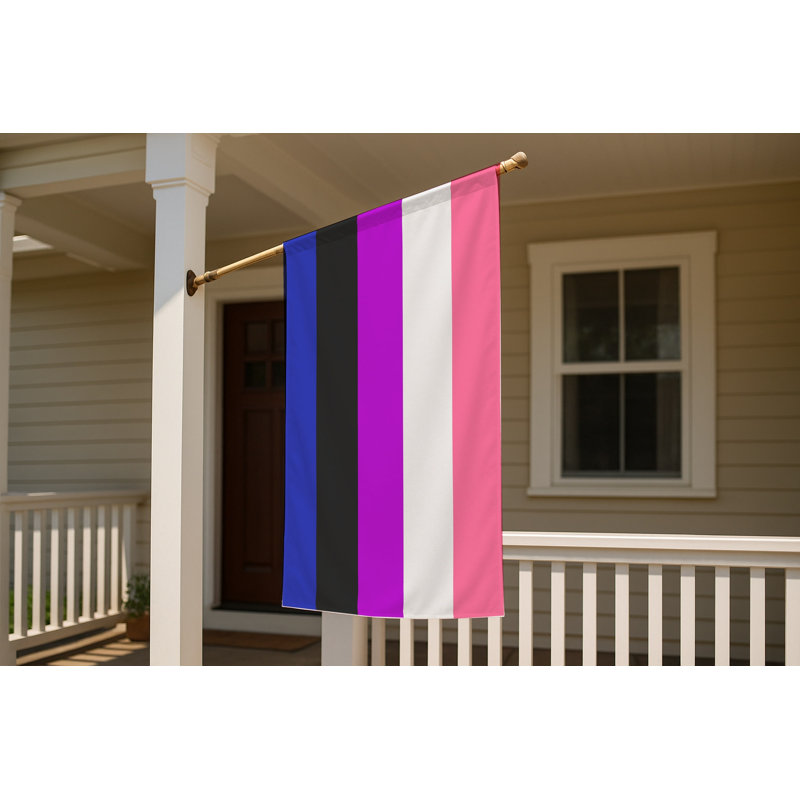 Drapeau de la fierté de genre - drapeau extérieur