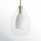 Eldine Single Light Glass Dimmable Pendant