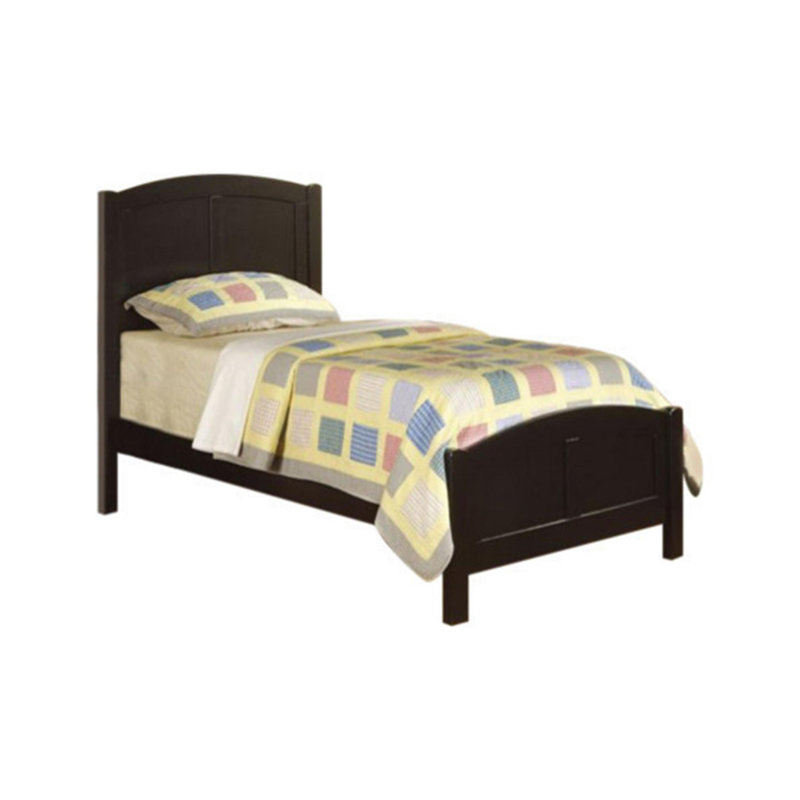 Lit plateforme simple Katenia, Noir