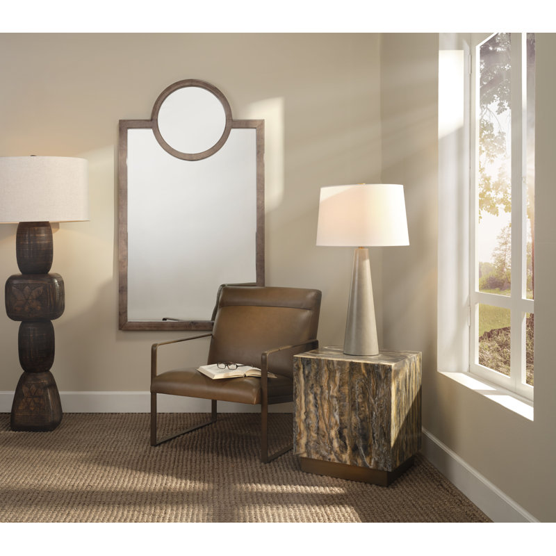 Alps Metal Table Lamp, Warm Grey