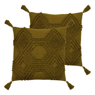 Geometric Square Throw Cushion