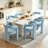 Velvet Fabric Tubular Edge Seating Set (2 pieces), a modern-style upholstered dining chair with cushion decoration-1463198461-1461687201
