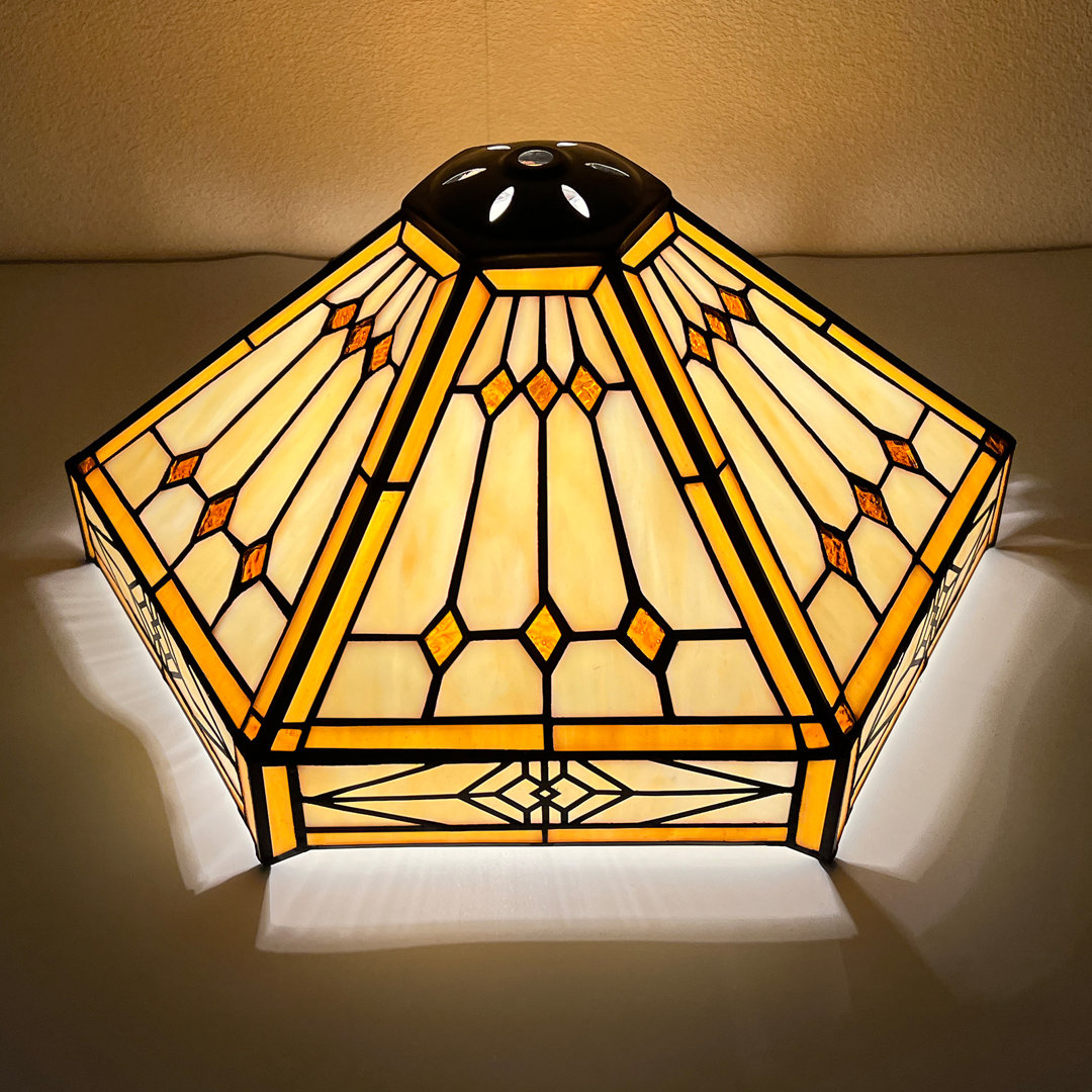 Tiffany Lamp Shade 12 Inches Accessories Replacement Stained Glass Lampshade for Table Lamp Foundry Select