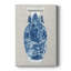 Vase Ming sur toile de lin I - Cavas enveloppés de galerie