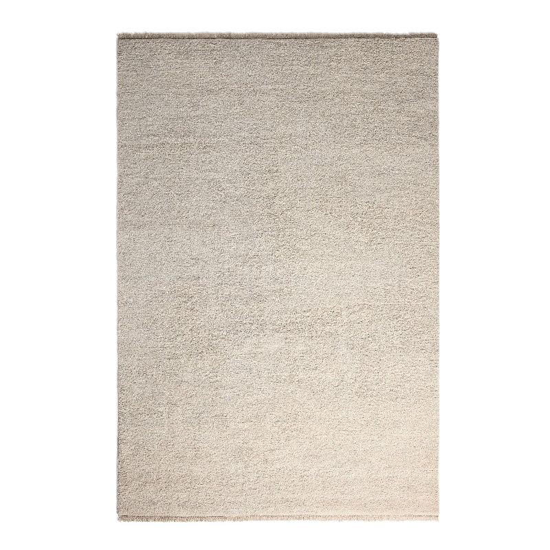 Shadow Play Hand Knotted Wool Indoor Rug, 6' x 9', Sand