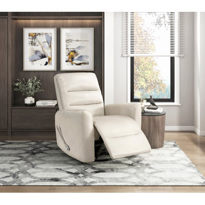 Fauteuil coulissant, fauteuil pivotant, fauteuil pivotant, mouvement respirant, similicuir, mobilier de salon de luxe, fauteuil de cinéma