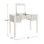 Ensemble coiffeuse avec tabouret et miroir Salyer-535590351