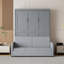 Lit escamotable mural Murphy avec coussin-512393328