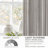 Semi Sheer Grommet Linen Chris Stripe Patterned Curtains-404361189-405033864