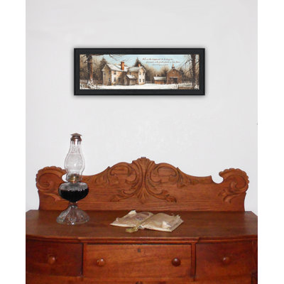 Peace in this Home Framed Wall Art for Living Room, Home Wall Décor by John Rossini