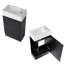 Ensemble de meuble-lavabo simple 18,6 po avec comptoir en céramique-843761821