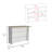 Fendi Kitchen Island With Ample Workstation And 2-Tier Shelf