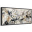 «Black and Beige Modern Abstract Expressionist Composition», très grandes photos, impression sur toile encadrée-125011944-125011945