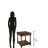 Bulwell Solid Wood Tray Top End Table with Storage