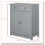 Armoire de rangement autoportante avec tiroirs