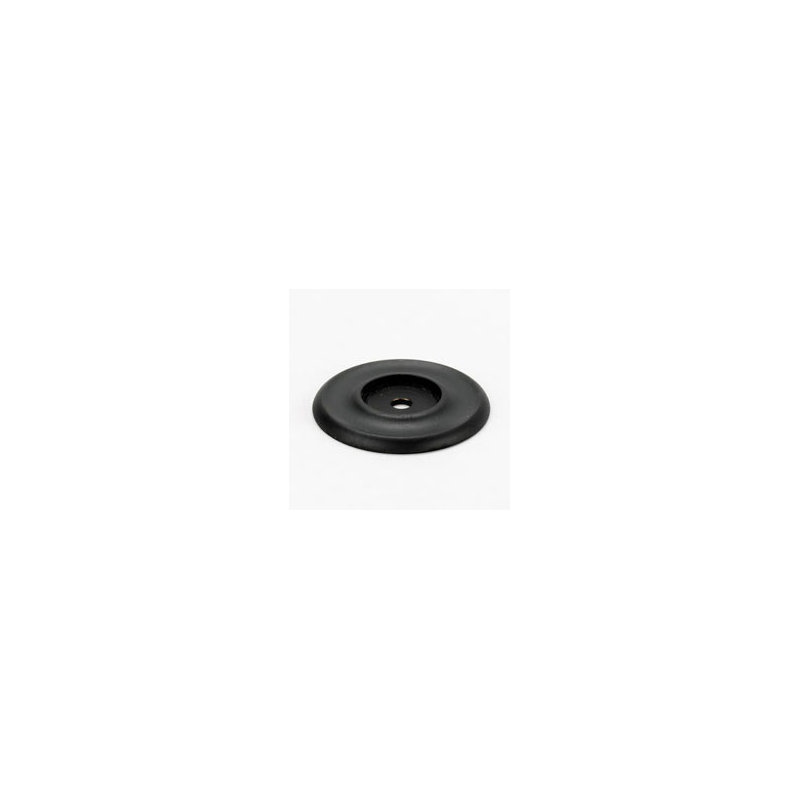 Traditional Metal Knob Backplate, Bronze, 1.75'' H X 1.75'' W X 0.19'' D